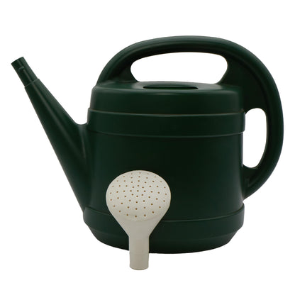 Standard Watering Can - Plant Watering Can - Small Plastic Garden Water Pot for Indoor Outdoor Plants Flowers by The HC Companies, 2 Gallon, Green