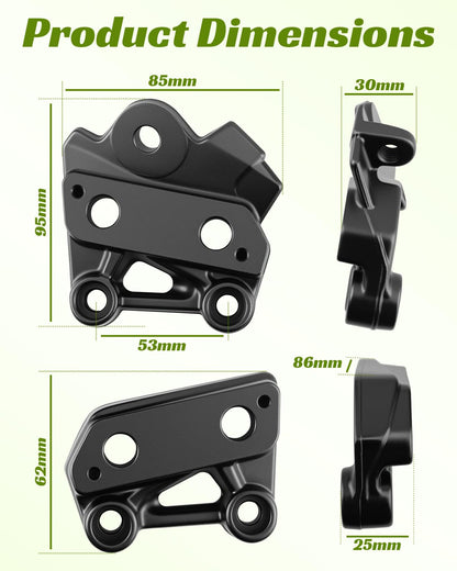 Electric Dirt Bike Foot Peg Bracket Fit for Talaria X3 X3 PRO, Dirt Bike Foot Peg Bracket Footrest Pedal Support CNC Replacement Kit