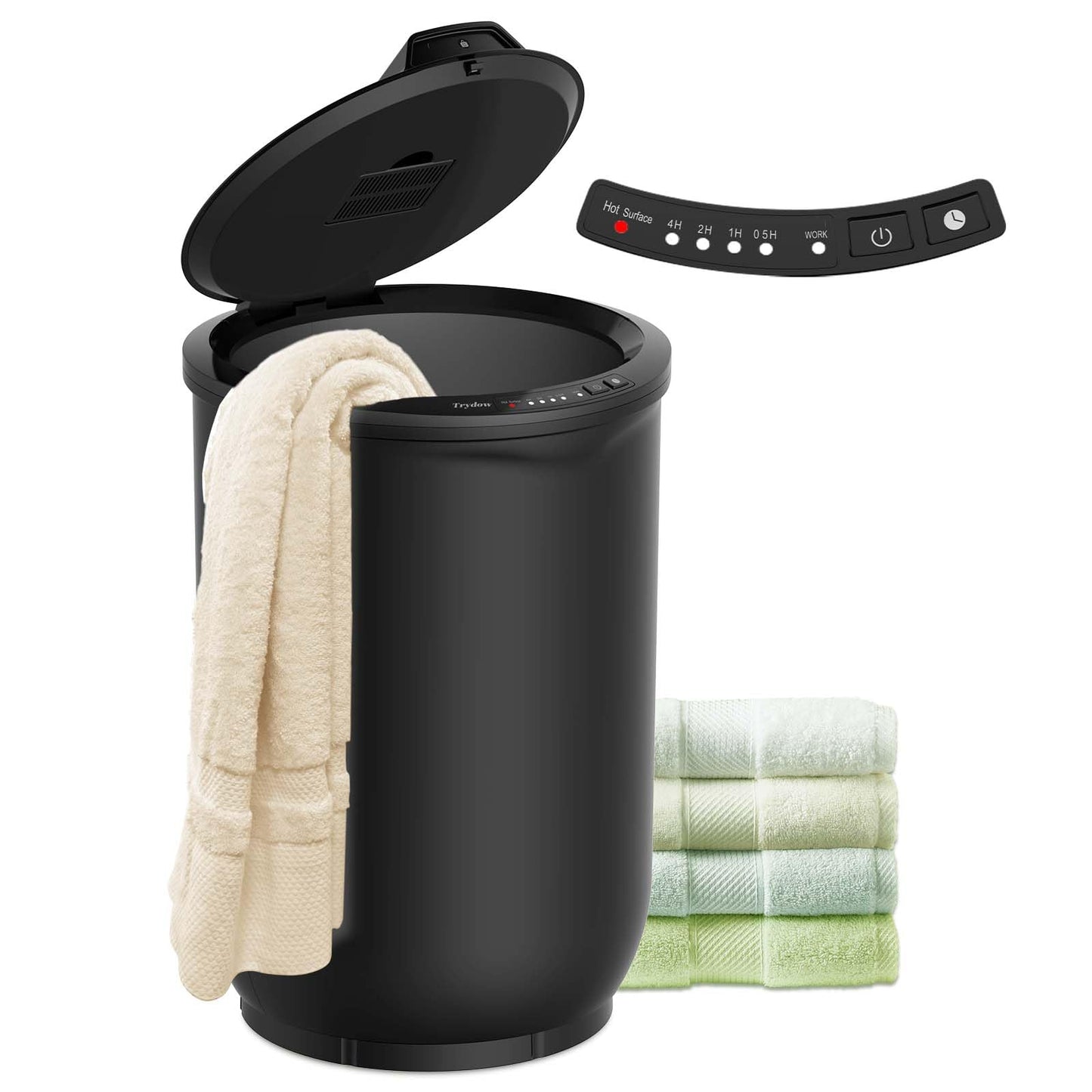 Ultra Large Capacity Towel Warmer Bucket, Rapid Heating with Timer, One-Button Digital Display Control, Safety Lock, Gifts for Him & Her, Auto Shut-Off, Fits 2 Large, Blankets, Bathrobes, PJ's