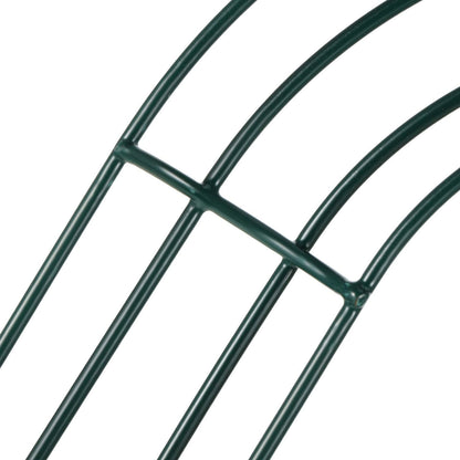 Sumind 4 Pieces 12 Inch Christmas Candy Cane Shaped Wire Wreath Frame Dark Green Metal Flower Wreath Frames Making Rings for Christmas DIY New Year Valentines Party Decoration
