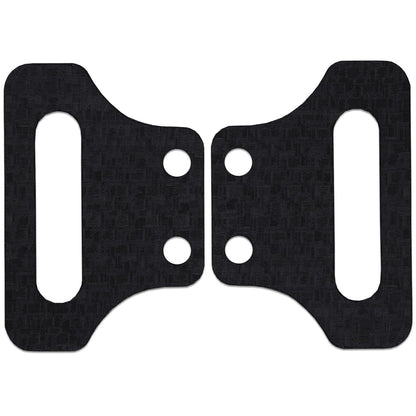 [1 Pair] OWB Curv Belt Loops for Holsters - (Black) - (No Hardware) - (12 Layers) - (Fits Belt Sizes Up to 1.50in) - Easy Installation - Ideal for Everyday Carry - USA Made