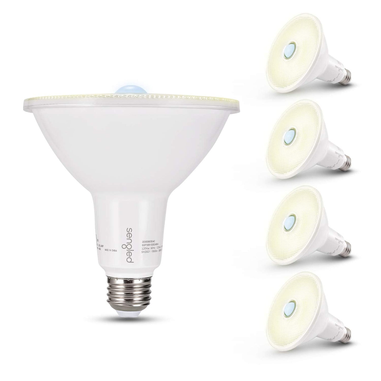 Sengled Motion Sensor Flood Light Bulbs, Dusk to Dawn LED Security Light E26 Base PAR38 Motion Activated 5000K Daylight,1500LM, Waterproof for indoor-outdoor, 2 Pack 4th Gen