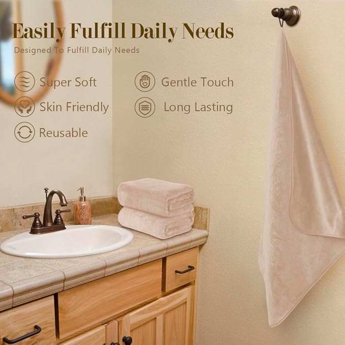 Orighty Microfiber Bath Towels Pack of 4