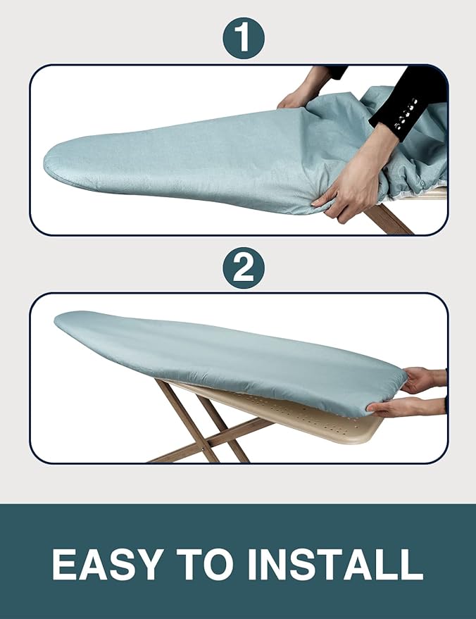 Ironing Board Cover and Pad, Resist Scorching and Staining, 15x54 Reflective