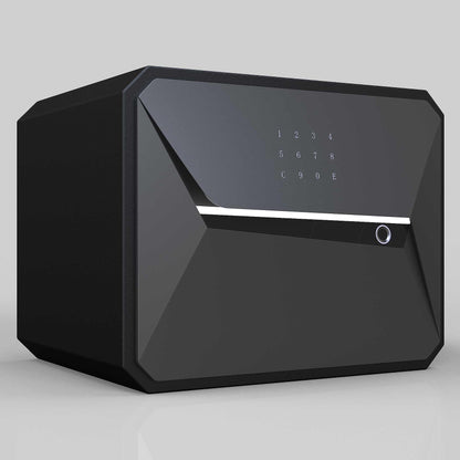 BOFON Fingerprint Smart Safe Box Security Box with Key,1.2 Cubic,Safety Box for Home Office (1.2 Cubic Feet-30Y)