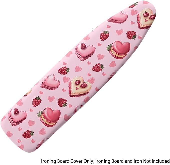 Heart Cake Ironing Board Cover Standard Size Strawberry Iron Board Cover