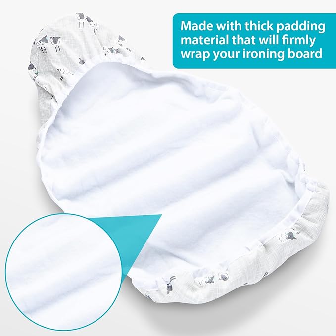 Seiritex Over The Door Ironing Board Cover 13 x 37 inch, Small Iron Board Cover