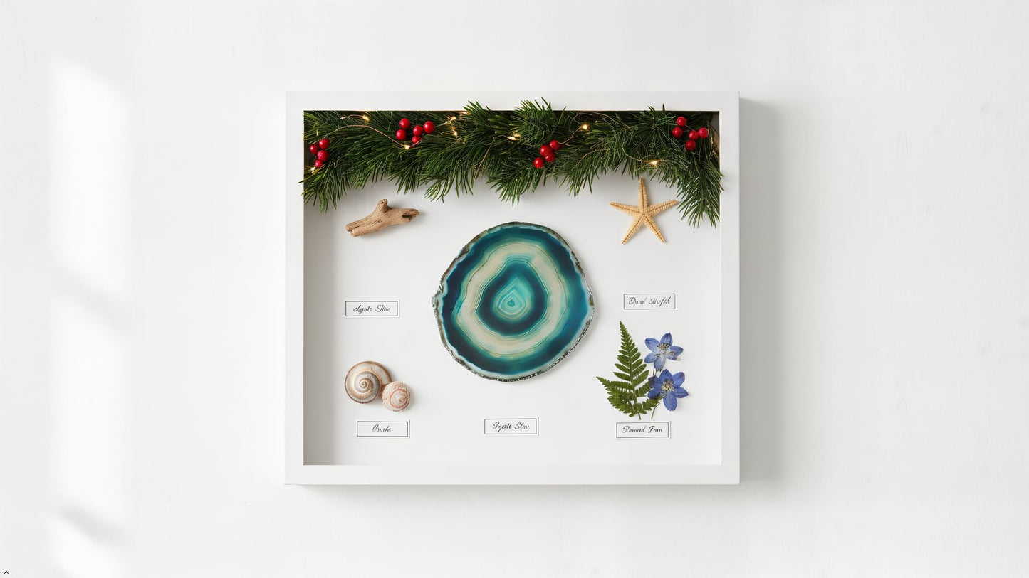 rockcloud 1 PC Agate Slices Geode Stones,Place Card,Irregular Home Decoration Healing Crystals Collection 3-4.3"