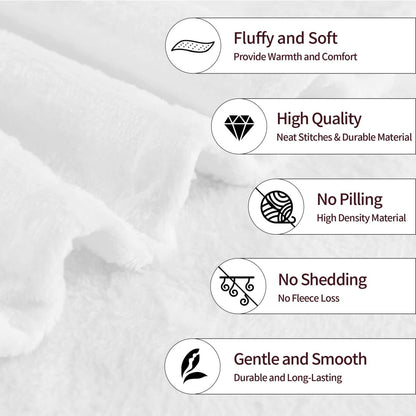 Soft Fluffy Cat Pattern Blanket, Cute Feline Design Cozy Throw Blanket for Adults Kids Pet,Lightweight Warm Plush Fleece Blanket for Couch Bed Sofa, for Cat Lovers 50"x40"