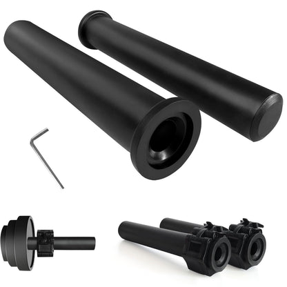 Standard Olympic Barbell Adapter Sleeve: Converts 1 inch Standard Weight Plate Posts to 2" Olympic Weight Plate Posts - Perfect for Deadlifts & Squats