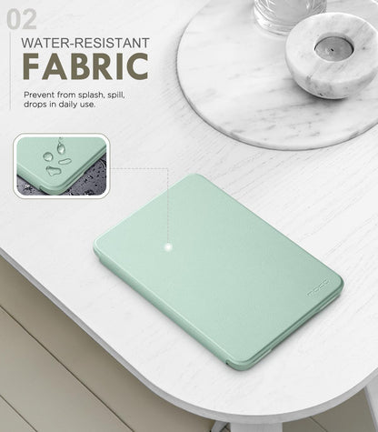 MoKo Case Fits 6" All-New Kindle (11th Generation-2024/2022 Release)& International Version, Lightweight Shell Cover with Auto Wake/Sleep for Kindle 2024/2022 11th Gen e-Reader, Agave Green