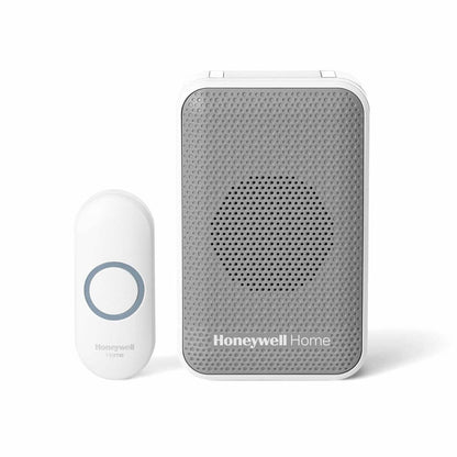 Honeywell Home RDWL313P2000 Doobell Plug-in Wireless Doorbell & Push Button-3 Series, Gray