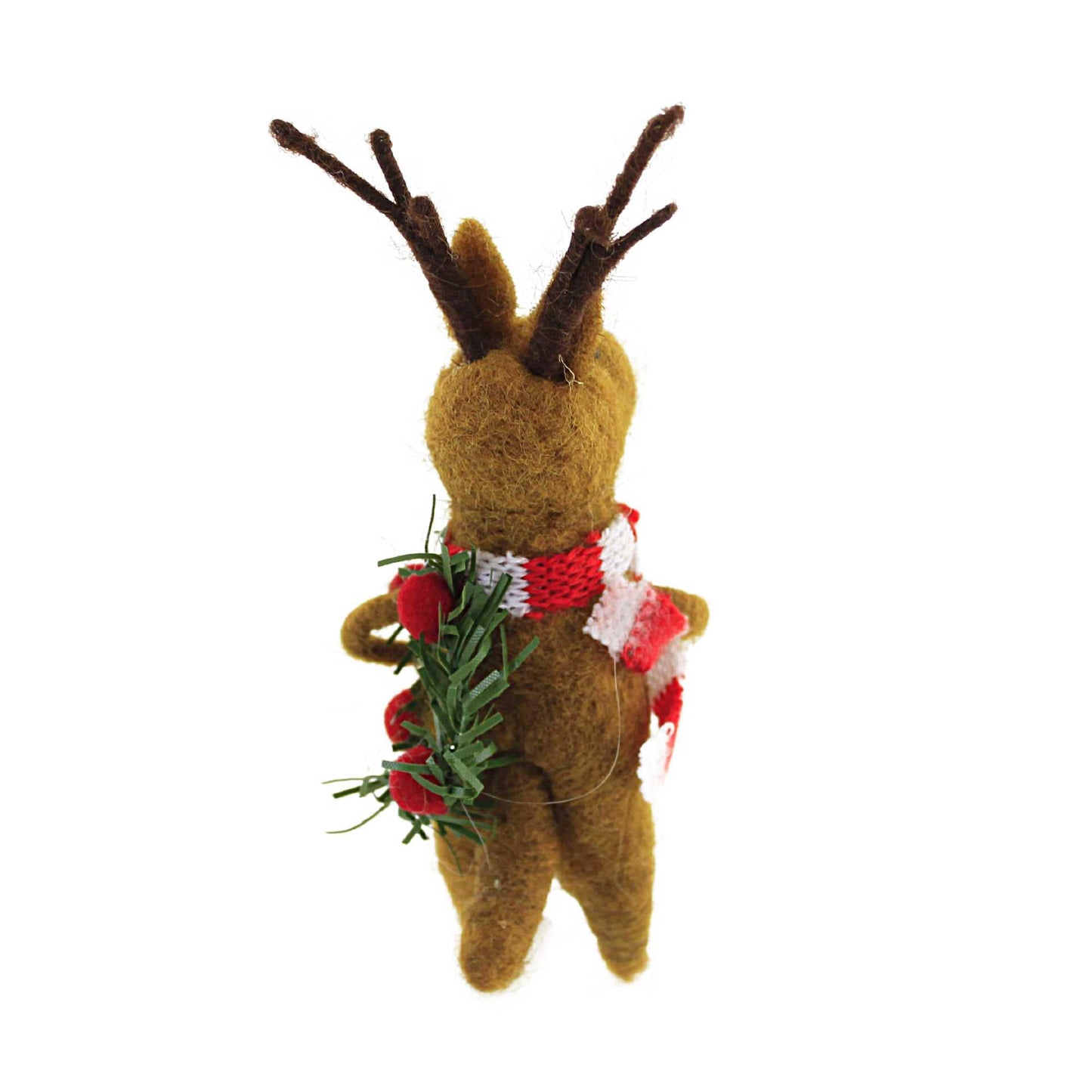 Primitives by Kathy Reindeer Ornament with Wreath