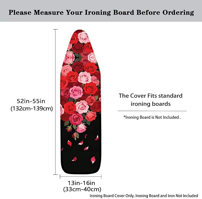 Ironing Board Cover and Pad 16 x 55 Thick Padding