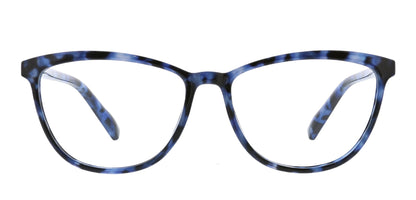 peepers by peeperspecs womens Bengal Blue Light Blocking Reading Glasses, Navy Tortoise, 54.9 US