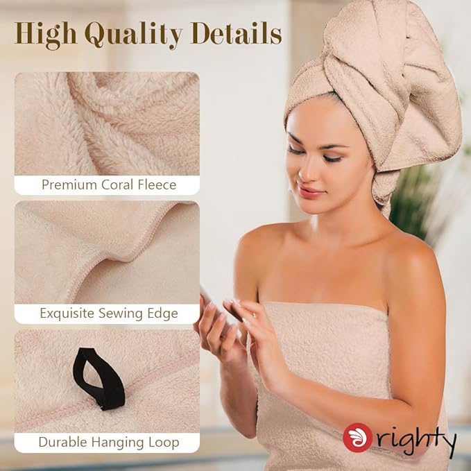 Orighty Microfiber Bath Towels Pack of 2