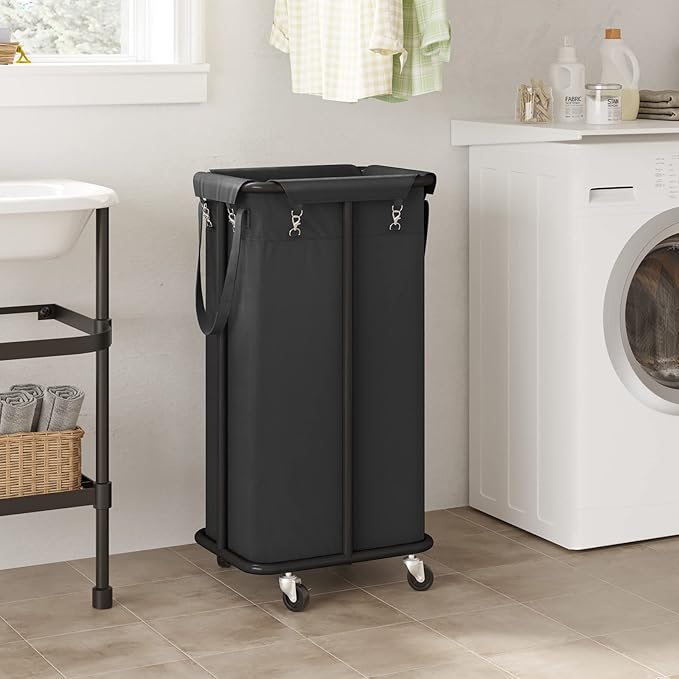 WOWLIVE 100L Rolling Laundry Hamper