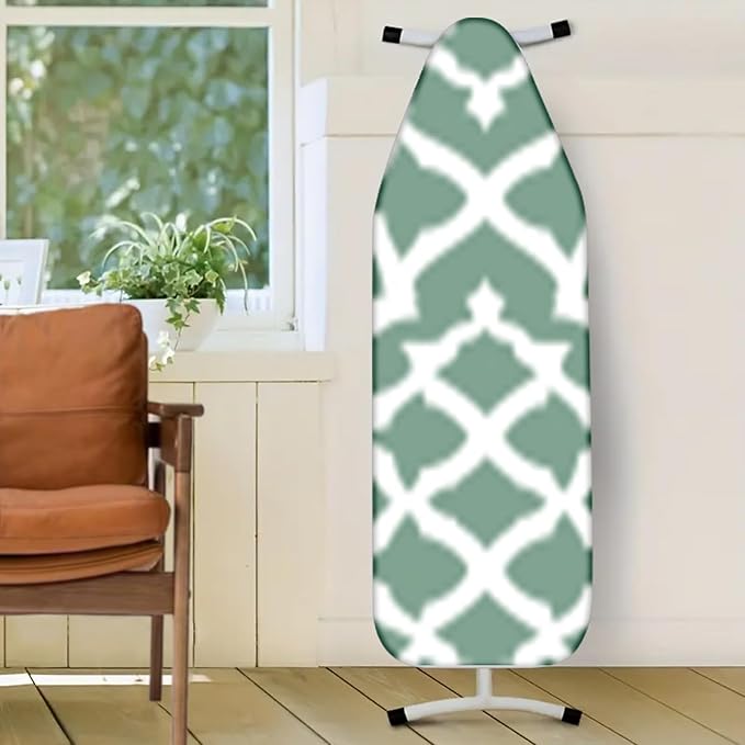 Nuxovilar Green Geometric Pattern Ironing Board Cover, 15 * 54inch, Fits Most