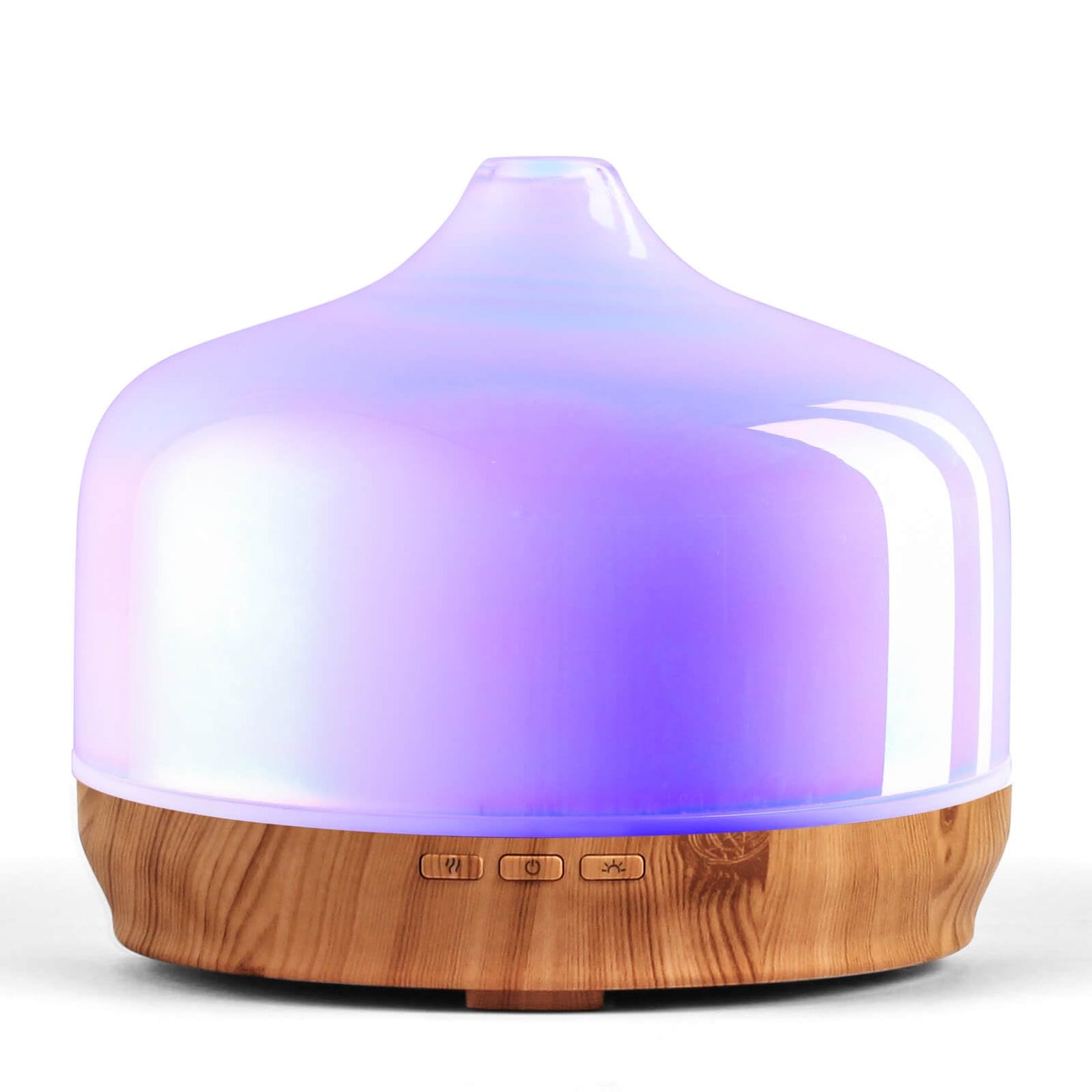 Porseme 500ml Essential Oil Diffuser, Aroma Ultrasonic Humidifier with Remote Control, BPA Free, Auto Shut-Off, Timer Setting for Large Room Sleeping Yoga