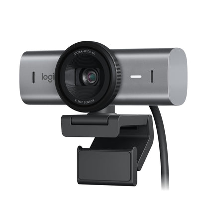 Logitech MX Brio Ultra HD 4K Webcam for Collaboration and Streaming, 1080p 60 FPS, Show Mode, Works with Microsoft Teams, Zoom, Google Meet, Nintendo Switch 2, Graphite