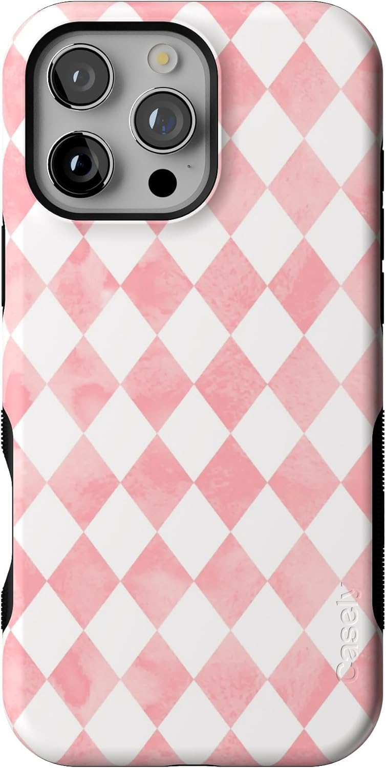 Casely iPhone 16 Pro Max Case | Blue Stripes | Sunday Best | Compatible with MagSafe | Bold Protective Design