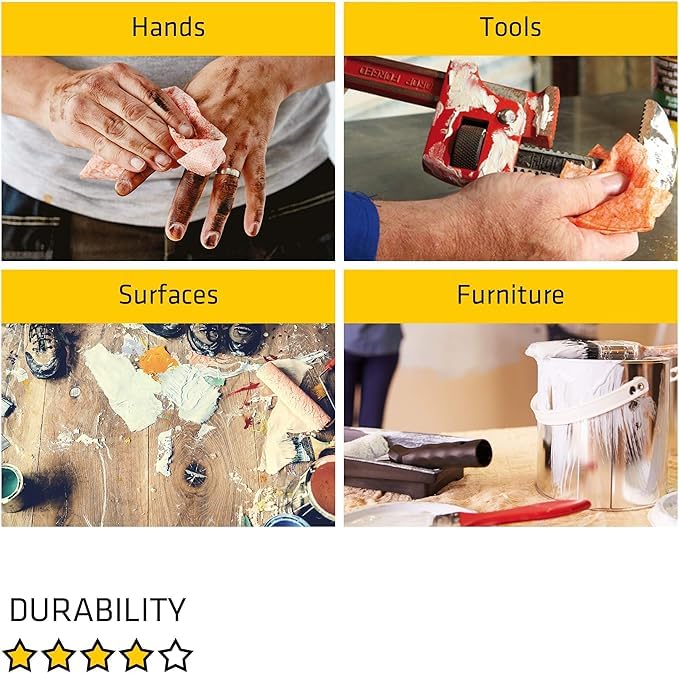 2 x Everbuild Multi-Use Wonder Wipes Trade Tub Cleans just About Anything from Hands
