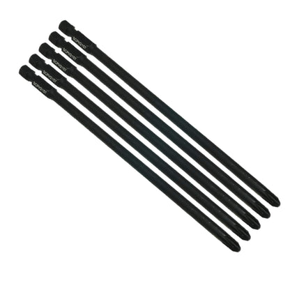 5 x SabreCut SCPH2157_5 157mm PH2 Autofeed Collated Drywall Screwdriver Gun Bit Single Ended Phillips No.2 Heavy Duty Compatible with Makita BFR550 6843 DFR550