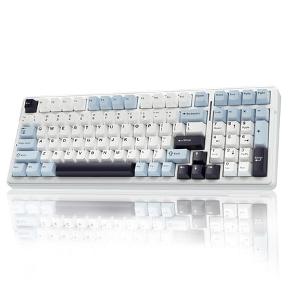 AULA F99 Wireless Mechanical Keyboard,Tri-Mode BT5.0/2.4GHz/USB-C Hot Swappable Custom Keyboard,Pre-lubed Linear Switches,RGB Backlit Computer Gaming Keyboards for PC/Tablet/PS/Xbox