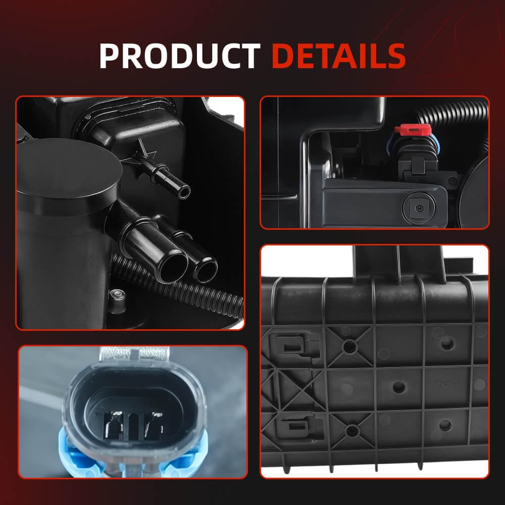 ALVEXO Fuel Vapor Canister with Holder Assembly Compatible with Hyundai Santa Fe 2007 2008 2009 2.7L 3.3L V6 | EVAP Charcoal Canister Replacement | Replaces OE 31410-0W000, 31410-2B300, CP3262