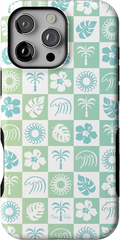 Casely iPhone 16 Pro Max Case | Blue Stripes | Sunday Best | Compatible with MagSafe | Bold Protective Design