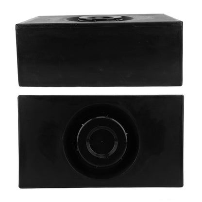 8 Gallon Black RV Water Storage Tank, Leak Proof, Rupture wear Tank for Trailer Boat Yacht, LLDPE Material, 530x300x210mm