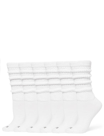 HUE Women's Slouch Socks, Slouchy Socks for Women (6-Pack)