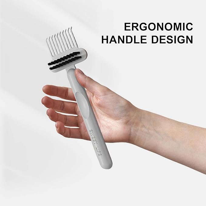 RHOS Hair Brush Cleaning Tool, 2-in-1 High-toughness Cleaning Claws and