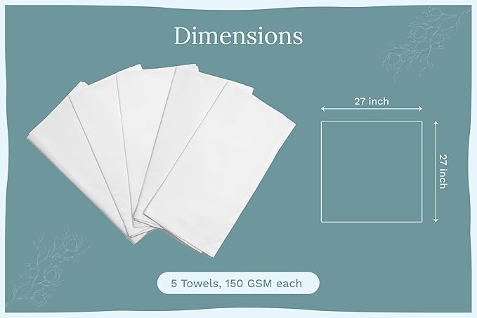 Organic Cotton Tea Towels for Embroidery