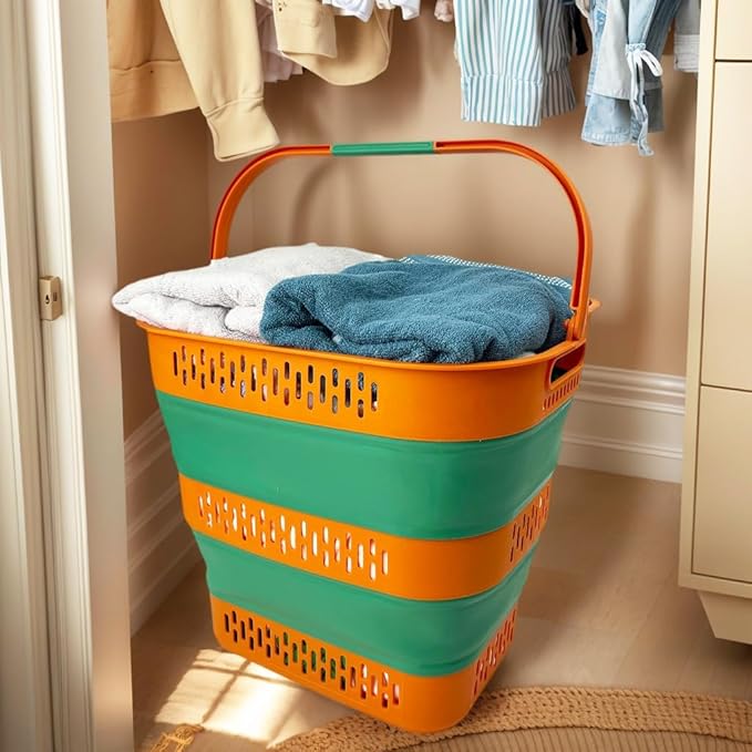 SAMMART 38L Collapsible Laundry Basket