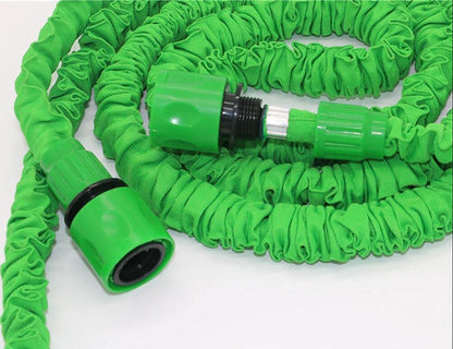 Yiting Expandable Garden Hose 25ft/50ft/100ft/125ft/150ft/200ft, 3 Times Flexible Expanding Magic Garden Water Hose Pipe with 8 Function Spray Nozzle and 3/4"&1/2" Hose Connect Fittings (Green, 25FT)