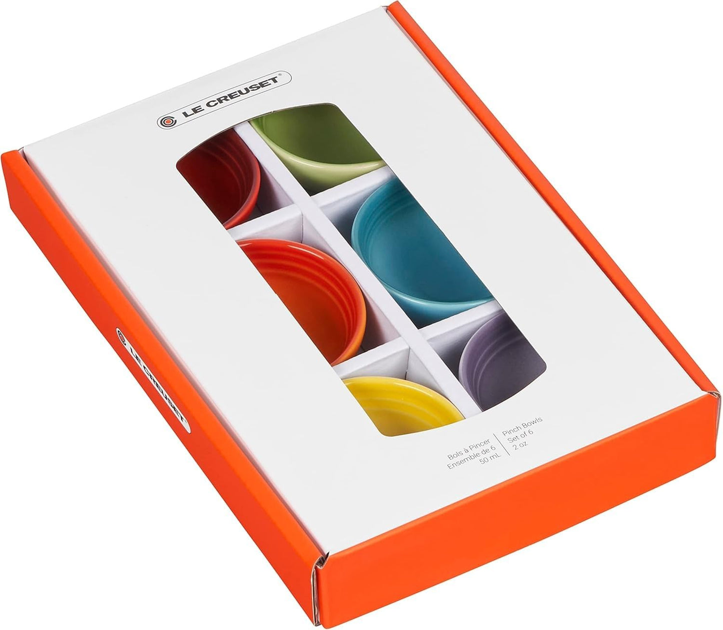 Le Creuset Set Of 6 Vancouver Pinch Bowls 2 Oz Multi