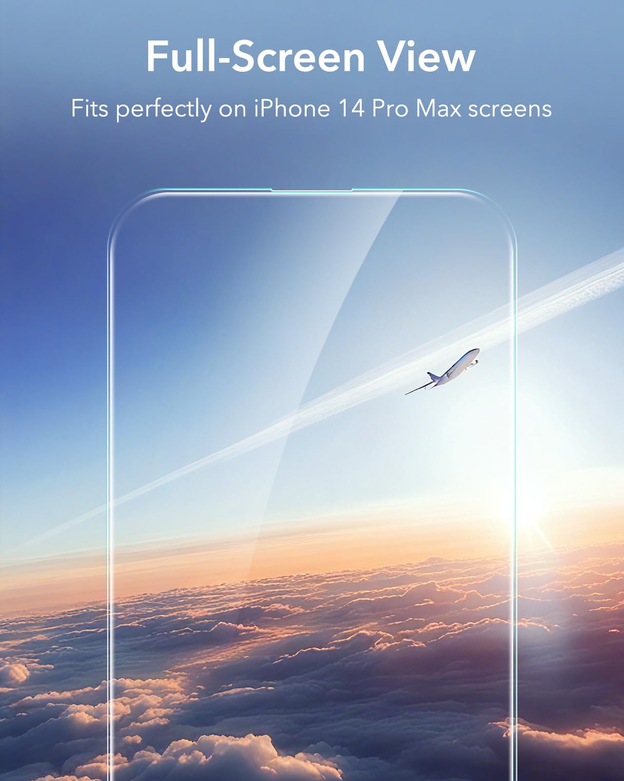 ESR 3 Pack for iPhone 16 Pro Max Screen Protector, [9H Hardness] [Military Grade Shatterproof] Tempered Glass Film with Flawless Fit Tray, HD Clear, Scratch Resistant