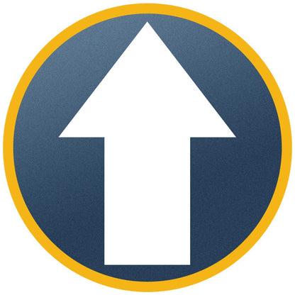 10 PCS Arrow Floor Sticker Directional Floor Decal Vinyl Sign Non-Slip Removable Reusable Commercial Grade Sign