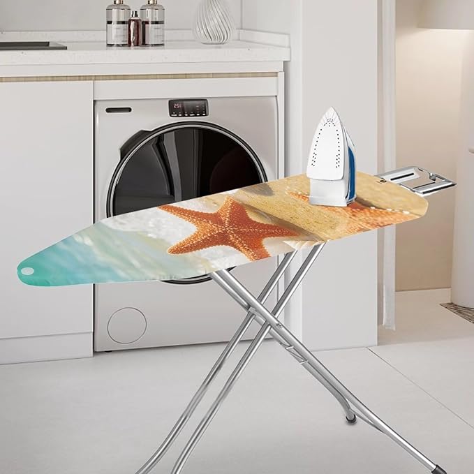 Standard Size 15x54 Inch Ironing Board Cover Starfish Beach Print Iron Cover
