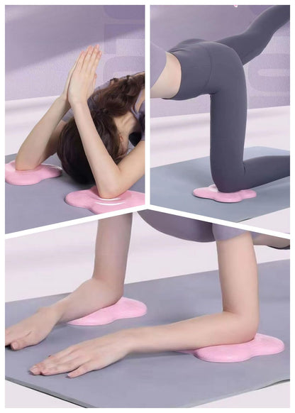 Yoga Knee Pad Cushion,Yoga Wrist Support ， Workout Knee Pads，Knee Mat for Exercise（2PC） (Purple)
