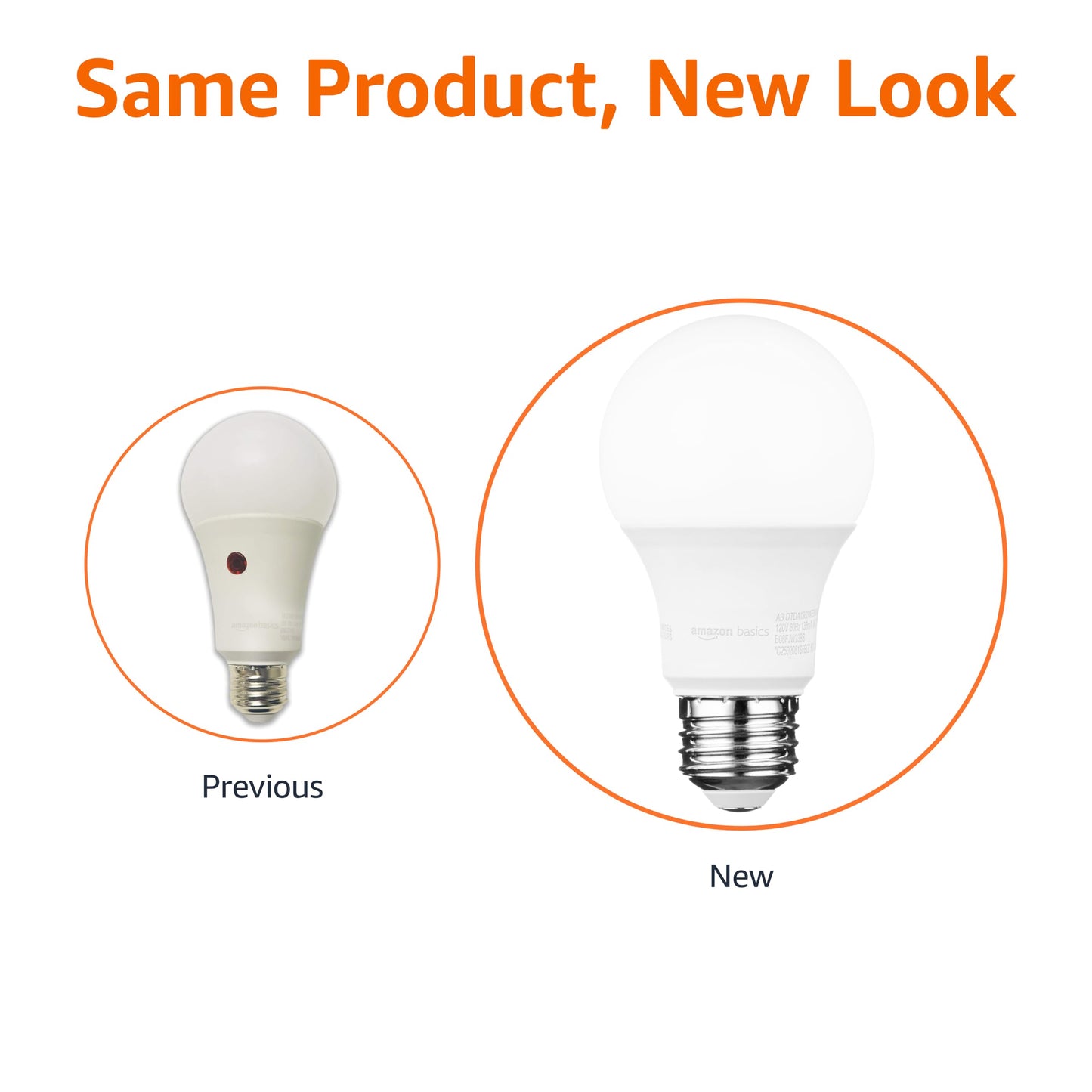 Amazon Basics A19 Dusk to Dawn Sensor LED Outdoor Light Bulb, 60W Equivalent, Energy-Efficient 9W, Daylight 5000K, E26 Base, 10,000 Hours, 2 Count (Pack of 1)