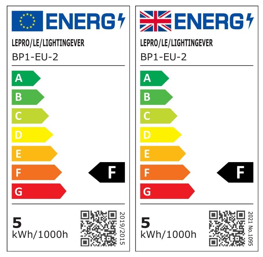 Lepro BP1 AI Smart Bulb E14 RGBWW, Music Sync, Works with Alexa, Google Assistant, 470LM Dimmable, 4.9W = 40W, Small Edison Screw SES, APP & Voice Control, AI Lighting Design Assistant, 2 Packs