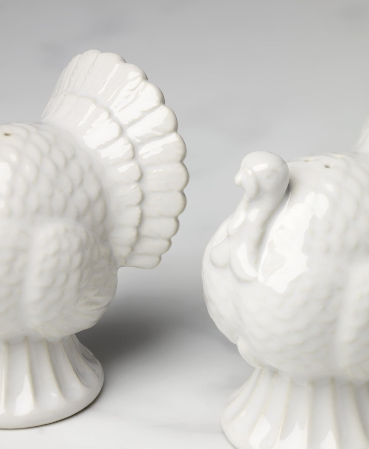 Lenox 898334 French Perle Carved Turkey Salt & Pepper Set