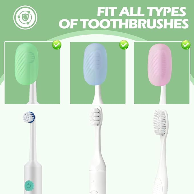 6 Pack Toothbrush Covers, Tooth Brush Cover Cap