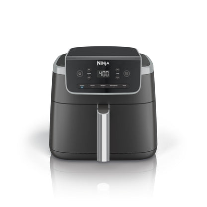 Ninja | Air Fryer | 4 QT Capacity | 4-in1 Roast, Crisp, Roast, Reheats, & Dehydrates | Dishwasher Safe Parts | Includes 20 Easy & Healthy Recipes | Compact | Grey | AF101