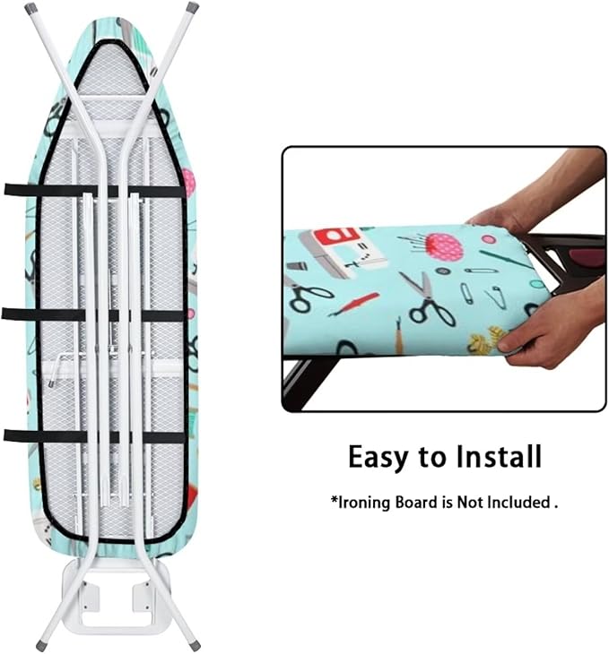 Cartoon Sewing Print Ironing Board Cover Sewing Tailoring Craft Tool Design