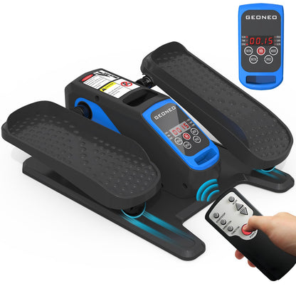 Under Desk Elliptical Machine, Electric Ellipse Leg Exerciser for Senior, Quiet and Compact Electric Seated Pedal Exerciser for Home with Display Monitor, Remote Control & 12 Adjustable Speeds