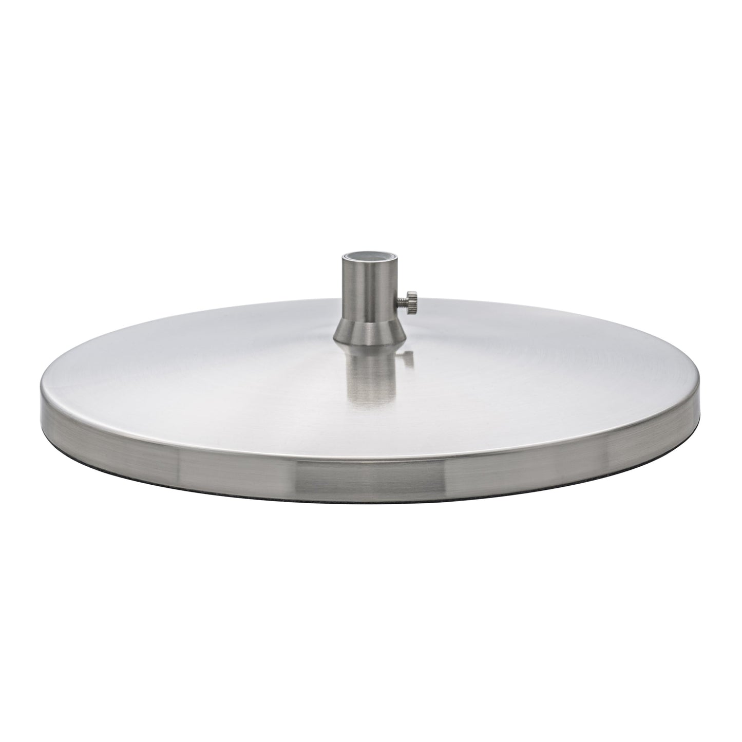 Desk Lamp Base for Slimline Models – Non-Slip Freestanding Stand - Compatible with D35108, D35107, D35106 – Brushed Steel Finish