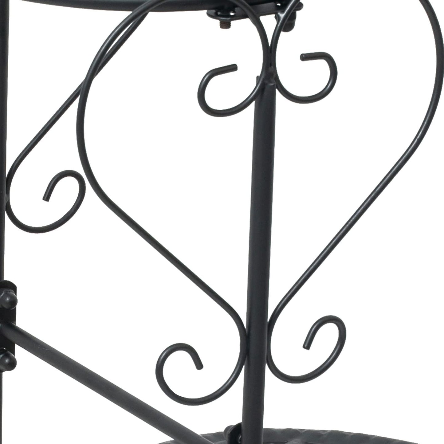 njxbrek 4 Tier Plant Stand, Plant Stand Indoor Outdoor Shelf Metal Holder Pot Rack, Flower Pot Holder Display Racks for Garden Patio Lawn Balcony Office